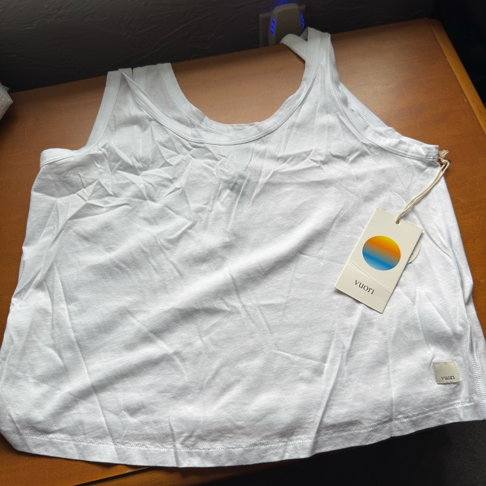 Vuori Women's Classic White Tank Top